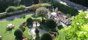 Outdoor wedding in Italy