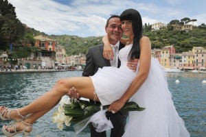 Wedding in the amazing town of Portofino