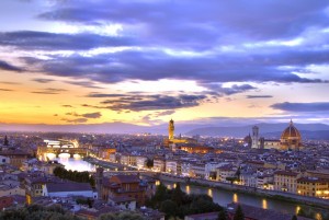 Amazing skyline of Florence