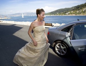 Bride at the Italian Riviera