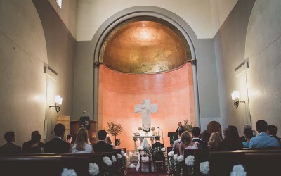 Florence Church Wedding with a Countryside Wedding Reception