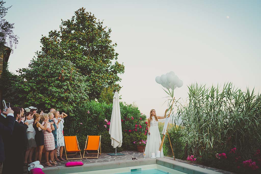 Bride in Tuscany 