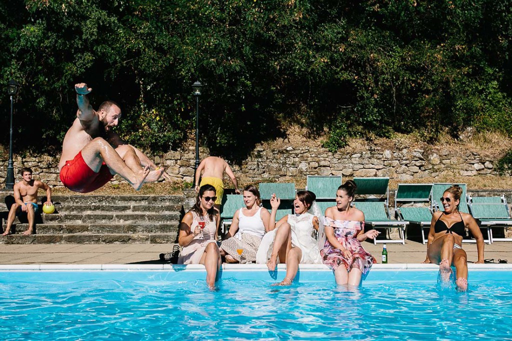 Wedding reception in Tuscany 