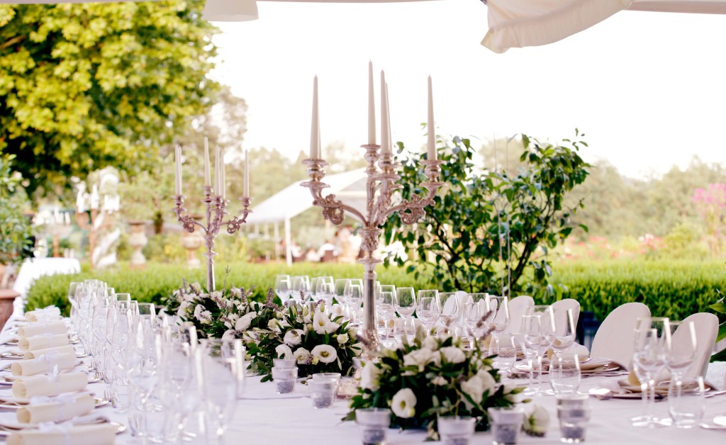 Table setting in Lucca