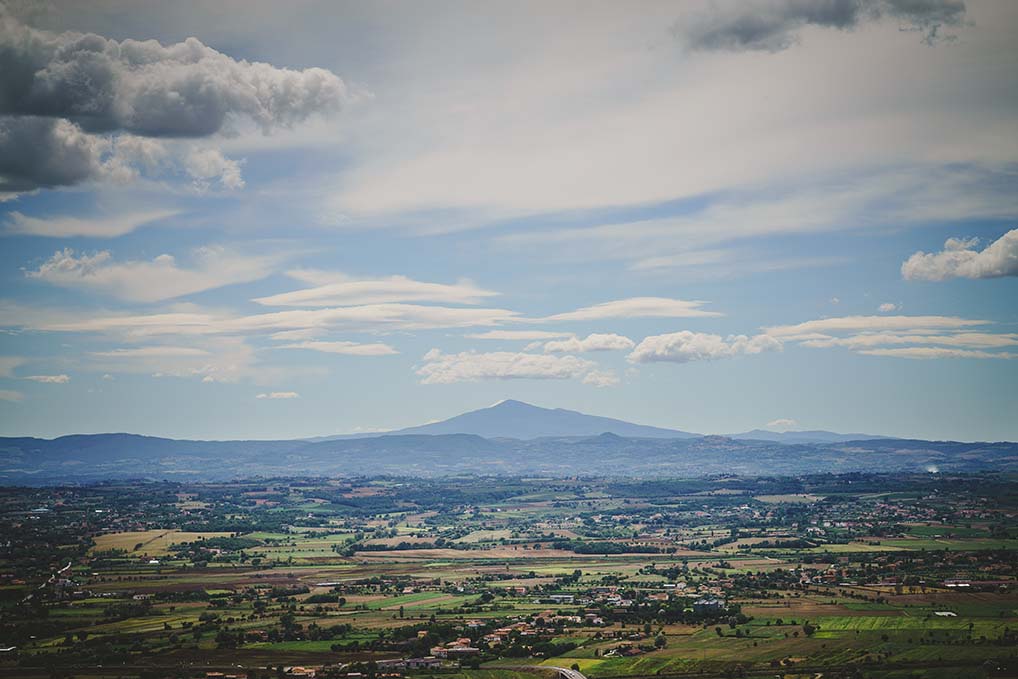 Tuscany view from Cortona 