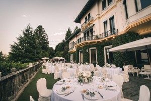 wedding reception on Lake Maggiore